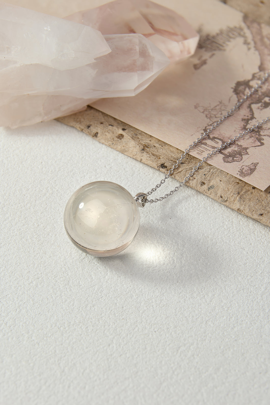 Pure Clear Quartz Luck Necklace