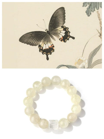 Pulsera de energía de metal y cristal