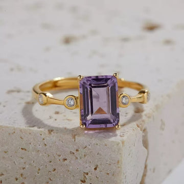 Girly Power - She-EO Success |925 silver Amethyst Ring