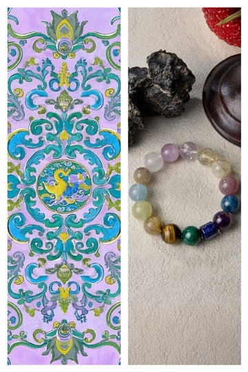 Protección holística arcoíris | Pulsera única con cristales | Tu potenciador de vida todo en uno