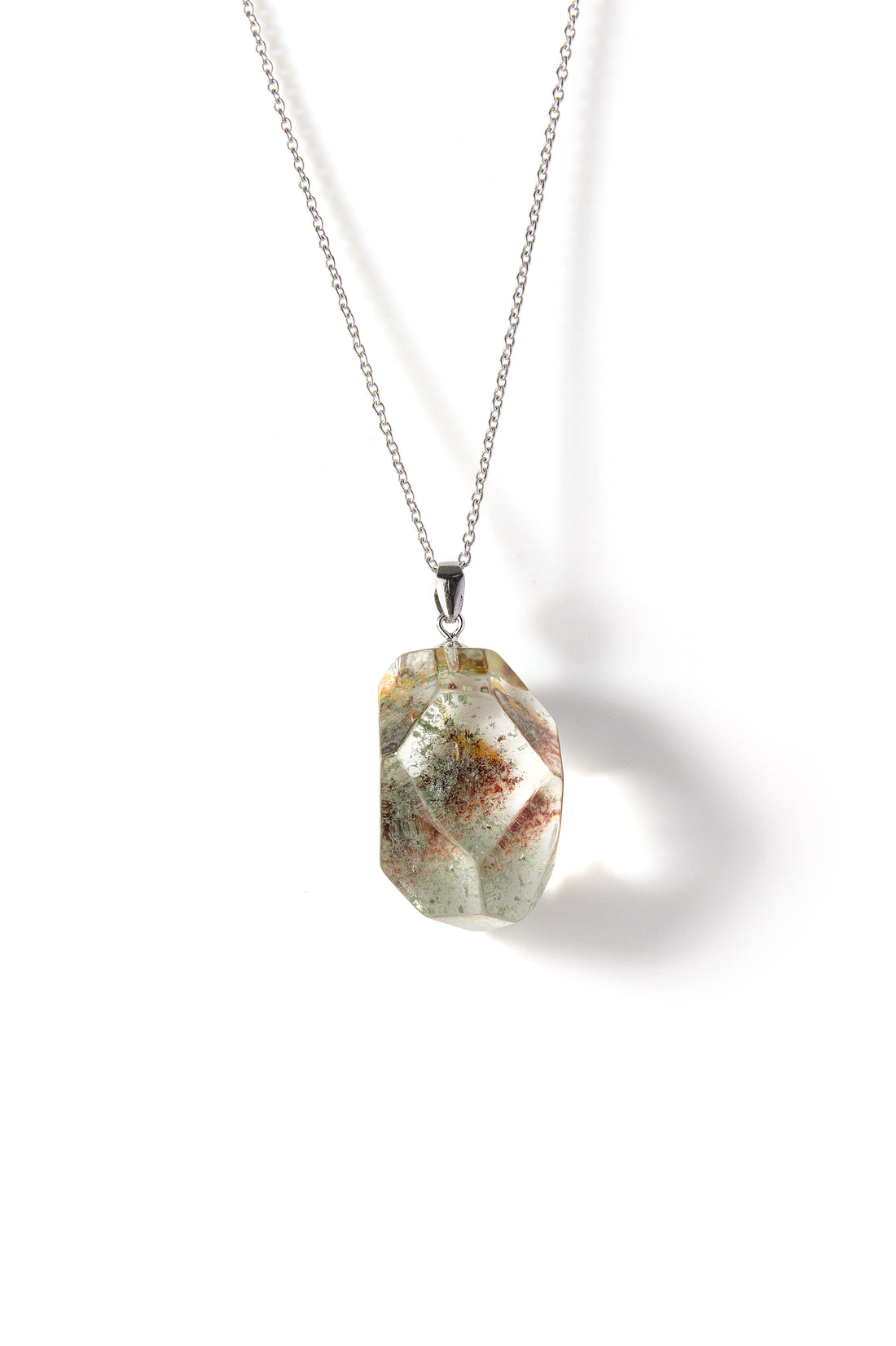 Geological Metal-Element Crystal Necklace