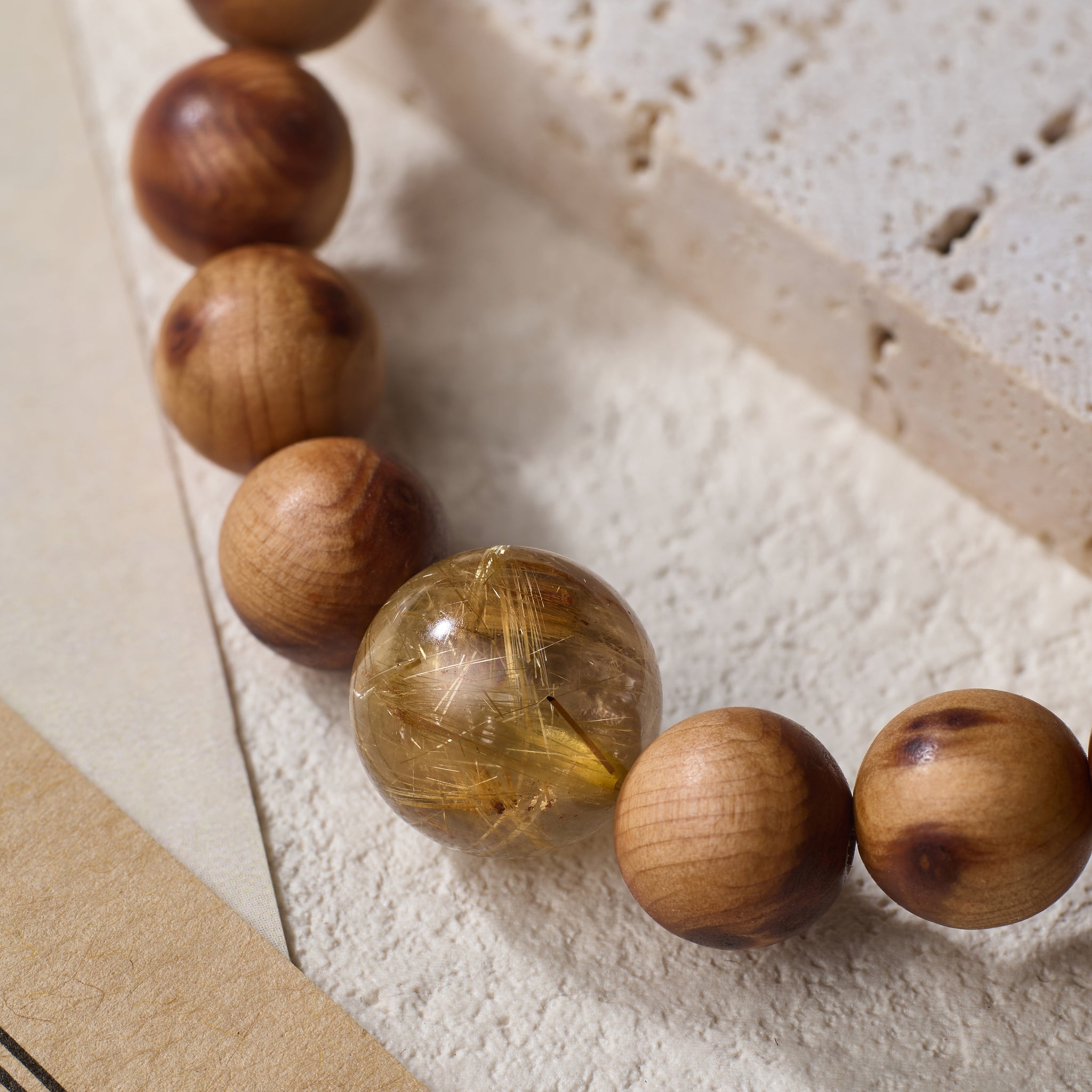 Earth Element-Destiny Alignment Thuja Sutchuenensis(Cliff Cypress)bracelet