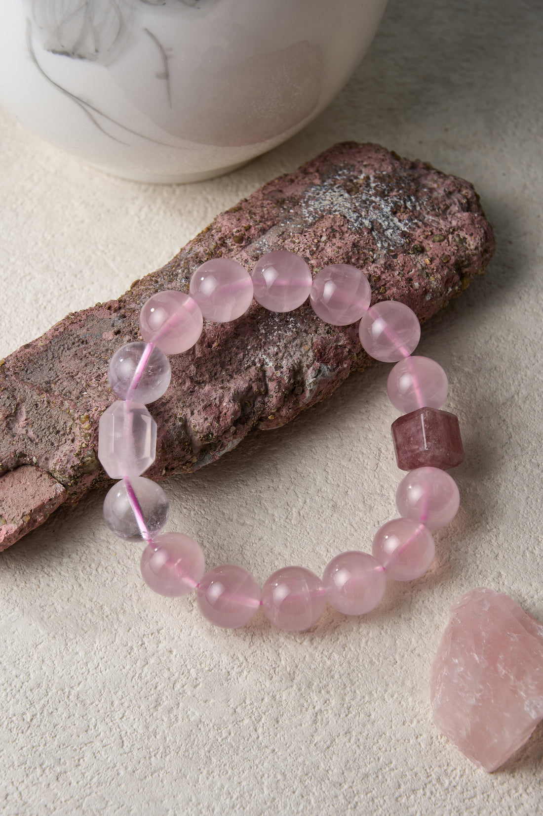 Rose Quartz Bracelet｜Love·Healing·Gentle Energy  &nbsp;