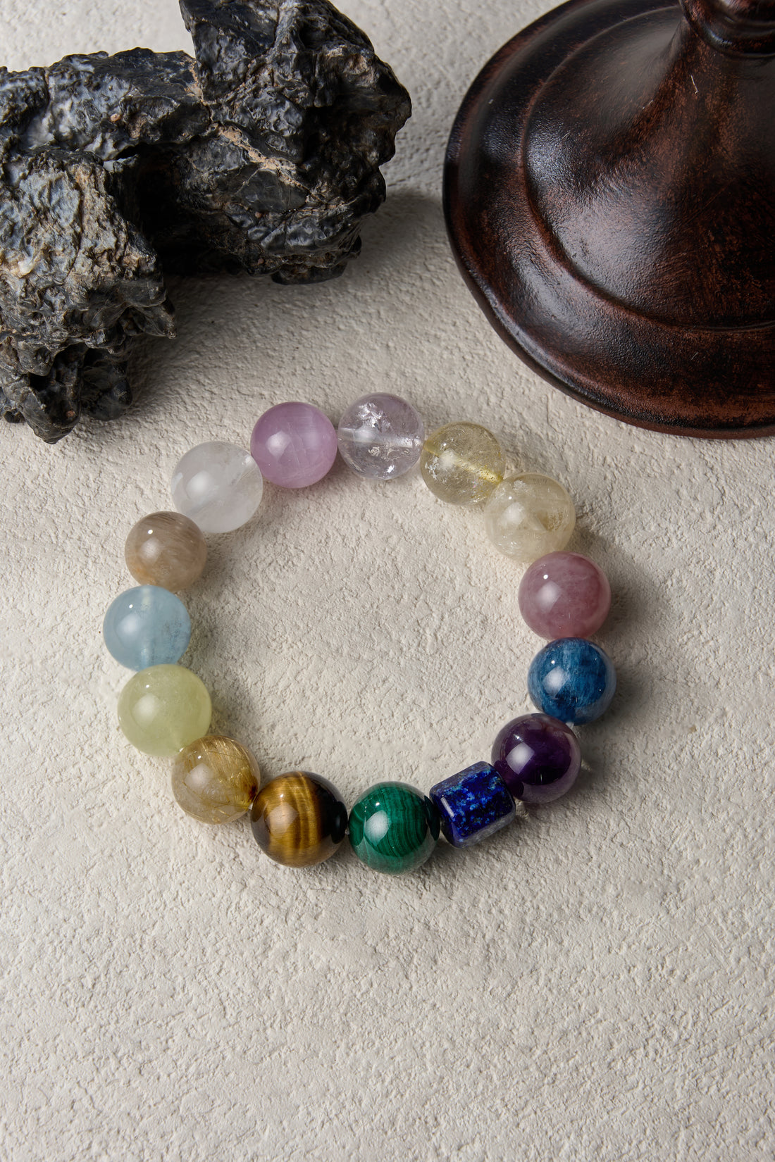 Multi-Gem Crystal Bracelet｜Holistic Energy·Multi-Dimensional Protection