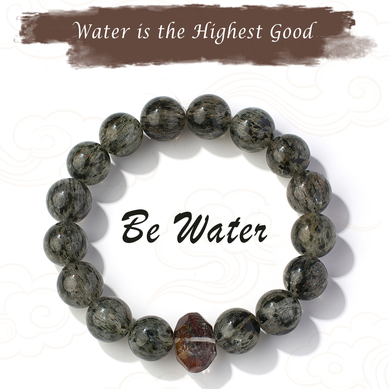 Pulsera de biotita del elemento agua abisal