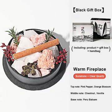 Themed aromatherapy blends meticulously combining the energy of natural crystals with harmonized fragrance