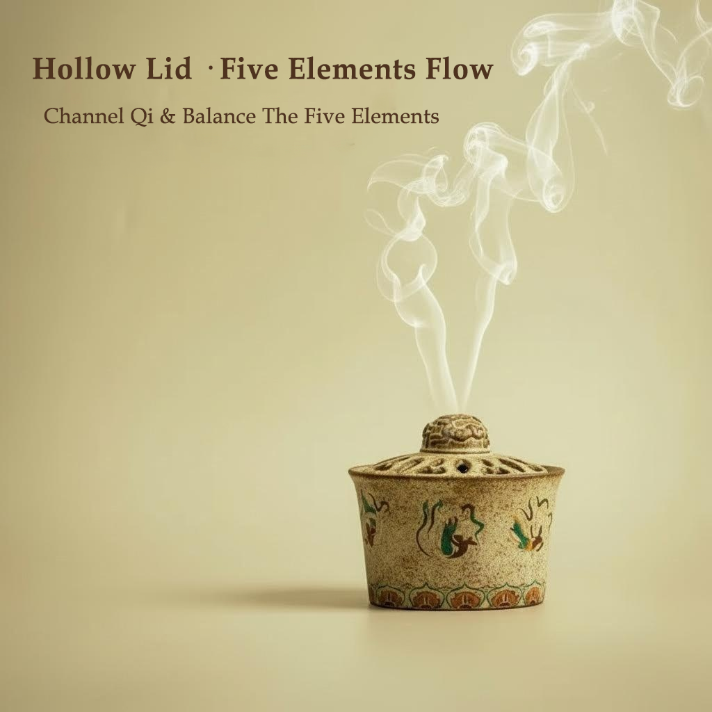 "Five Elements Flow" Energy Cleansing Incense Burner Set