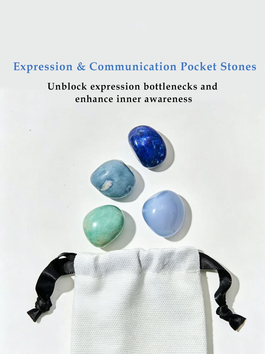 Expression& Communication Pocket Stones Set