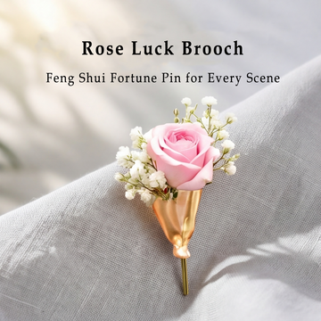 "Vessel of Nature" Wearable Fresh Flower Brooch