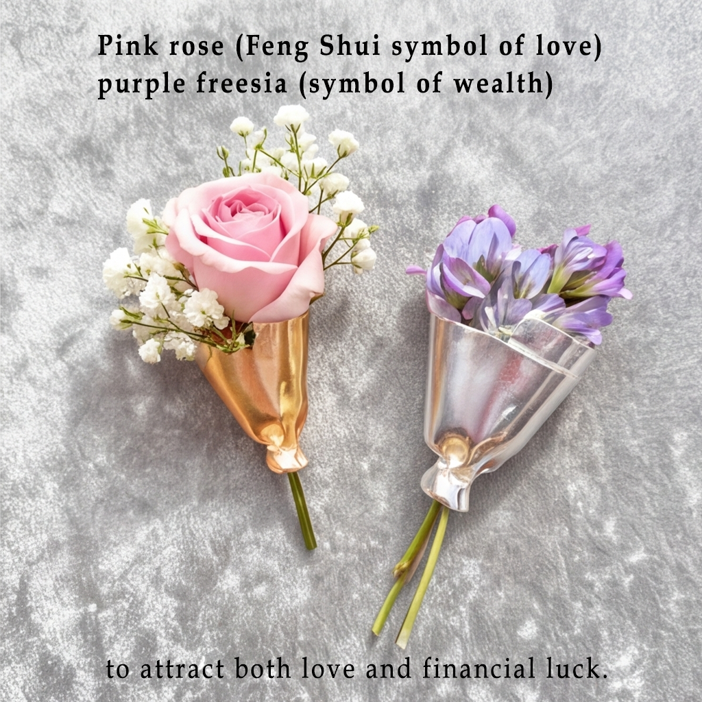 "Vessel of Nature" Wearable Fresh Flower Brooch