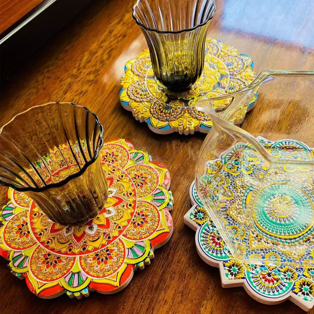 Mandala Thangka Coaster