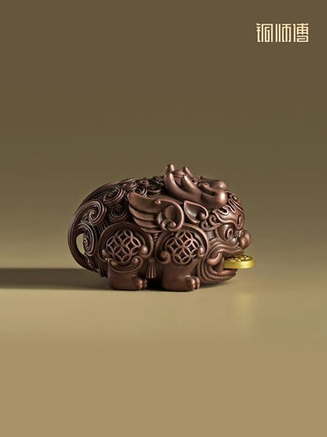 Exquisite Bronze Pixiu (Pi Yao) Figurine