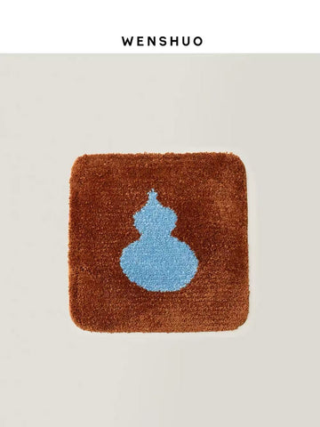 Feng Shui Gourd Meditation Mat | Auspicious Tufted Cushion