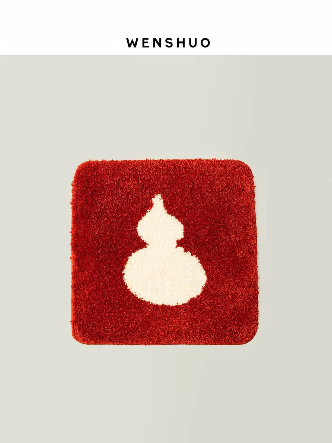 Feng Shui Gourd Meditation Mat | Auspicious Tufted Cushion
