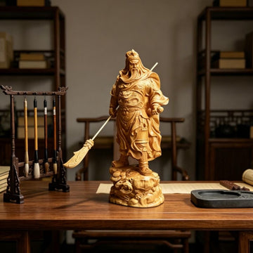 Exquisite Yabai Carving · Statue of General Guan Yu