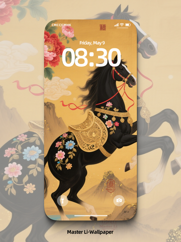 EARTH [Yin / Yang 2 designs] -- 2026 Horse Year Series Energy Wallpaper