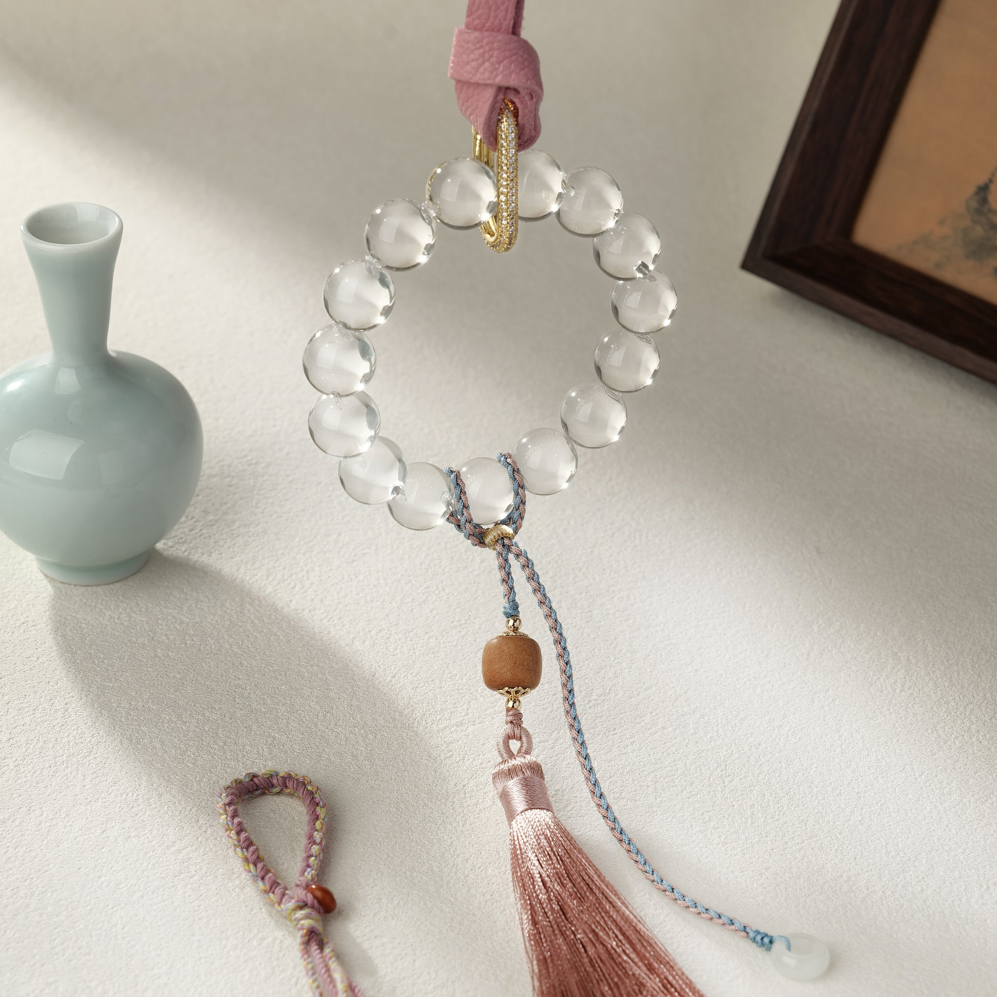 Drill-Free Clear Quartz Bracelet/Space Harmonizer