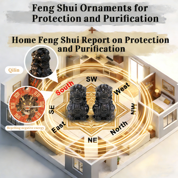 Evil Warding and Protection Feng Shui Ornament + Tailored Home Feng Shui Report