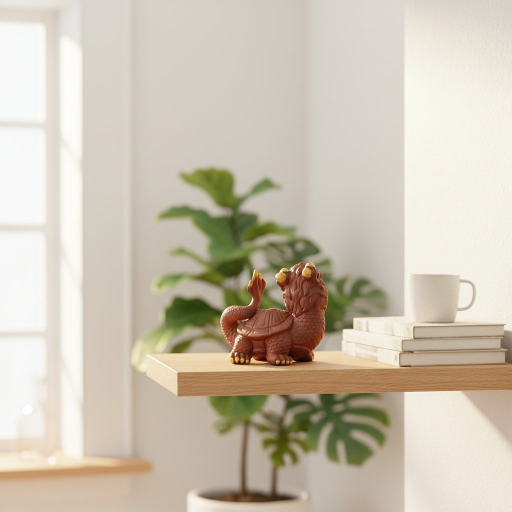 Gilded Dragon-Turtle Tea Pet Nordic home decor